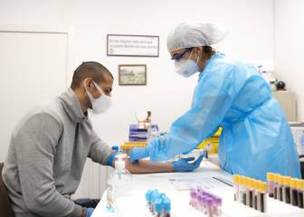 La plantilla del Real Valladolid se somete a los test de la COVID-19