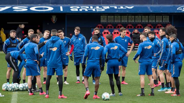 Osasuna vuelve a los entrenamientos este viernes
