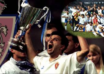 Tocar el cielo es esto: el cuento único del gol de Nayim que llevó a la gloria al Zaragoza