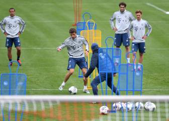 El Bayern ya entrena en grupo y empieza a pensar en el Union