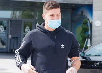 Jovic regresa con una fractura en un hueso del pie derecho