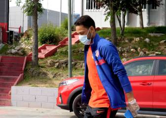 Así fue la llegada de Renan Lodi para pasar el test del Covid-19