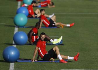 El Granada volvió a entrenarse sin Yangel Herrera, positivo