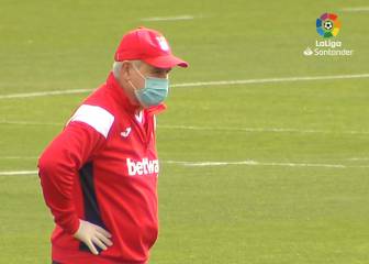 Aguirre, novedad en la segunda sesión de retorno en el Leganés