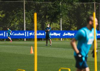 El Eibar vuelve a entrenar dos meses después del parón