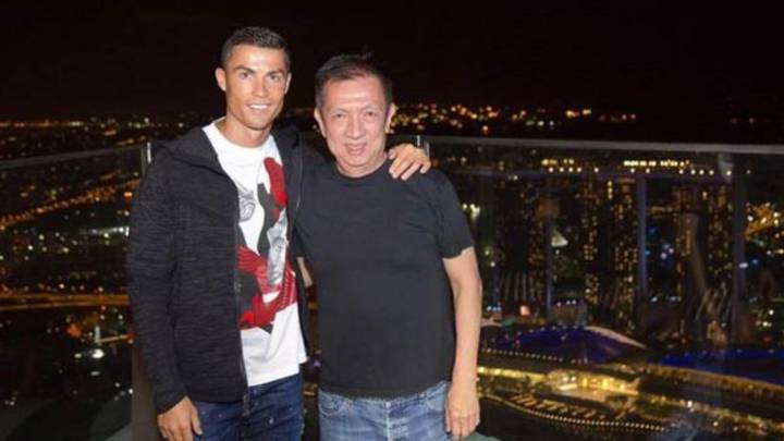 Cristiano Ronaldo felicita a Peter Lim por su generosa donacin