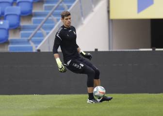Los porteros de Las Palmas mantienen su propio grupo de trabajo