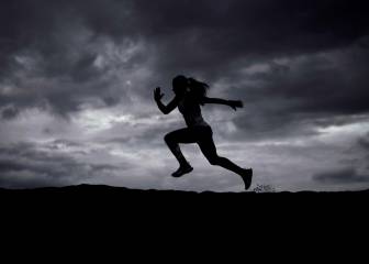 Volando sobre la playa de Riazor