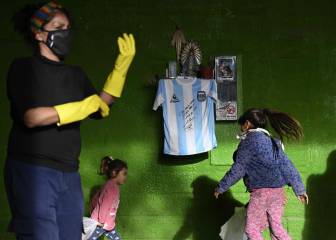 Una camiseta de Maradona para fines solidarios