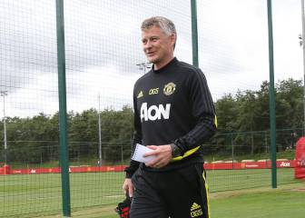 Solskjaer y Zoom: 