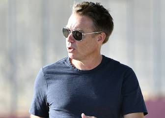 Graeme Le Saux celebra la vuelta a los entrenamientos