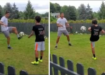 Cristiano ayuda a formar a otro crack