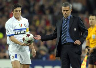 La llamada de Mou que descolocó a Zanetti y a su mujer