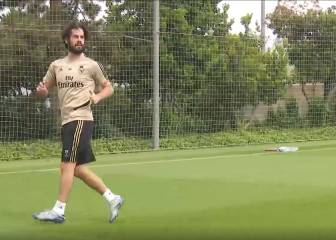 Aumenta la intensidad en el tercer entrenamiento del Madrid