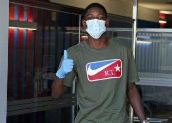 Test a Dembélé: va muy retrasado en su recuperación