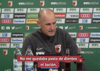 El técnico del Augsburgo, sancionado por ir a por pasta de dientes durante la cuarentena