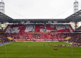 Colonia exhibe pancartas contra la reanudación de la Bundesliga
