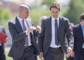 Rubiales y Lopetegui echan pelillos a la mar y obvian Rusia 2018