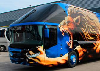 Los autobuses más impresionantes de los equipos de fútbol