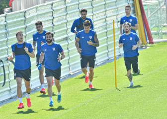 El Athletic pasa a la fase de entrenamientos en grupo