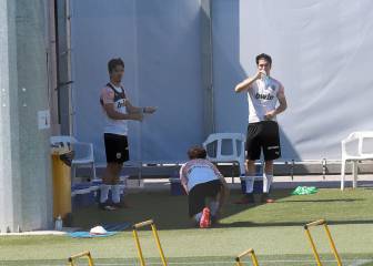 El Valencia arranca la 'fase 3' con los entrenamientos en grupos