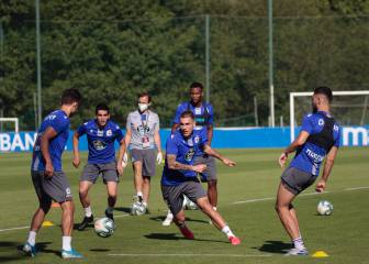 El Depor forma tres grupos para realizar nueve entrenamientos