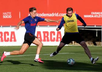 El Atlético sube la carga con la primera doble sesión