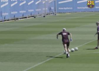 El toque exquisito de Setién tirando faltas que ha enamorado a los culés