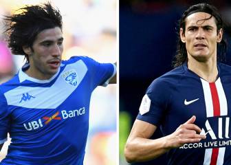 Cavani y Tonali, para olvidar a Lautaro