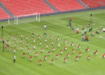 Aduriz: primera rueda de prensa presencial en el deporte