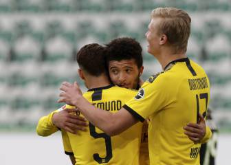 Guerreiro y Achraf dieron la victoria al Dortmund en casa del Wolfsburgo