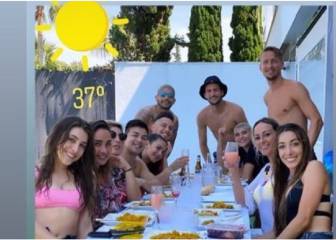 Banega, Ocampos, De Jong y Mudo Vázquez piden perdón por saltarse las normas de la desescalada