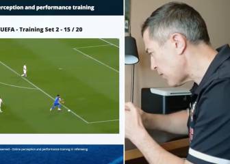 El entrenamiento de VAR a los árbitros españoles durante el confinamiento