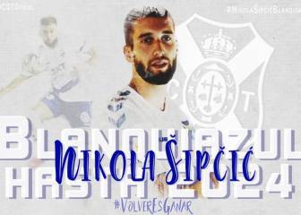 Nikola Sipcic amplía su contrato hasta junio de 2024