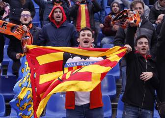 El Valencia premiará a los abonados que renuncien a la devolución de los partidos sin público