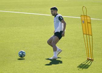 Pacheco no supera su talalgia y sigue entrenándose al margen