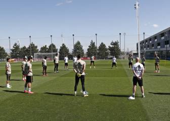 El Madrid completa su primer entrenamiento en el Di Stéfano