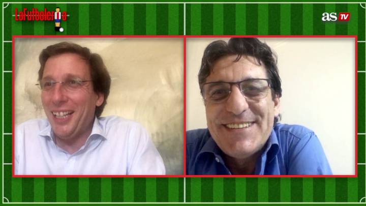 Martínez-Almeida y Futre ,en directo, en La Futbolería de As