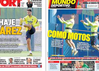 Euforia en los periódicos de Barcelona: 