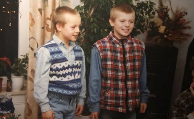 Felix y Toni Kroos, de pequeños.