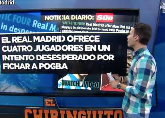 En 'El Chiringuito' desmontan el disparatado trueque de 'The Sun': 4 madridistas por Pogba