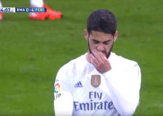El día que Isco perdió los papeles con Neymar, acabó expulsado y Luis Enrique entró en cólera