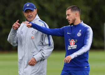 El tedio de Hazard con Sarri