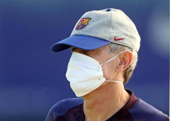 Setién, frustrado: ni sesiones de vídeo ni charlas colectivas