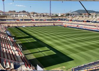 Las obras de El Sadar, muy avanzadas