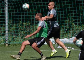 Último entrenamiento del Cádiz antes de la normalidad