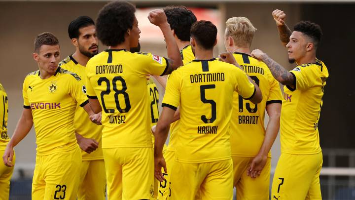 El Borussia Dortmund se resarce con un hat-trick de Sancho