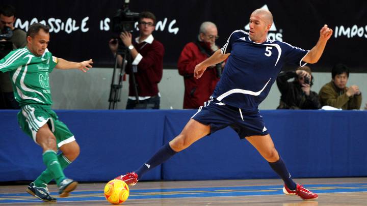 Zidane apoya al fútbol sala