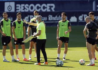 El Málaga inicia este lunes la fase 4 de entrenamientos
