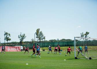 Martí sonríe: estrena los entrenamientos colectivos